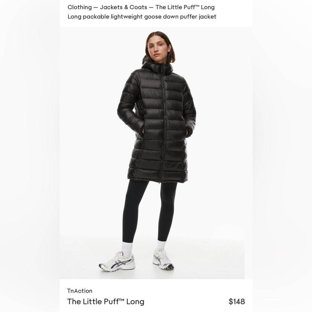 Extra small navy Aritzia parka, Worn only a couple times, extra small